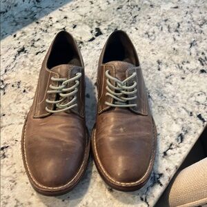 Cole Haan Brown Leather Oxfords with Vintage Patina